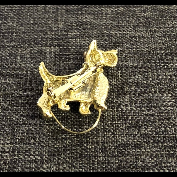 Vintage Schnauzer Dog Puppy Brooch Pin Beautiful and Vivid. Pl. C pics.BO3 - Picture 8 of 8